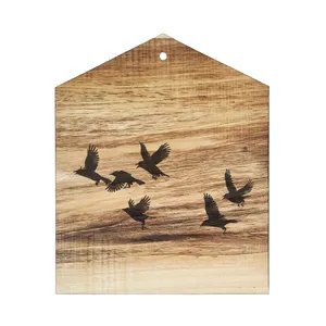 دیوار کوب چوبی مدل پرنده ها