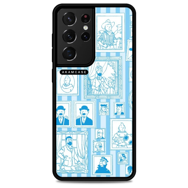 کاور آکام مدل AMC-WSGS21U-TINTIN-24 مناسب برای گوشی موبایل سامسونگ Galaxy S21 Ultra