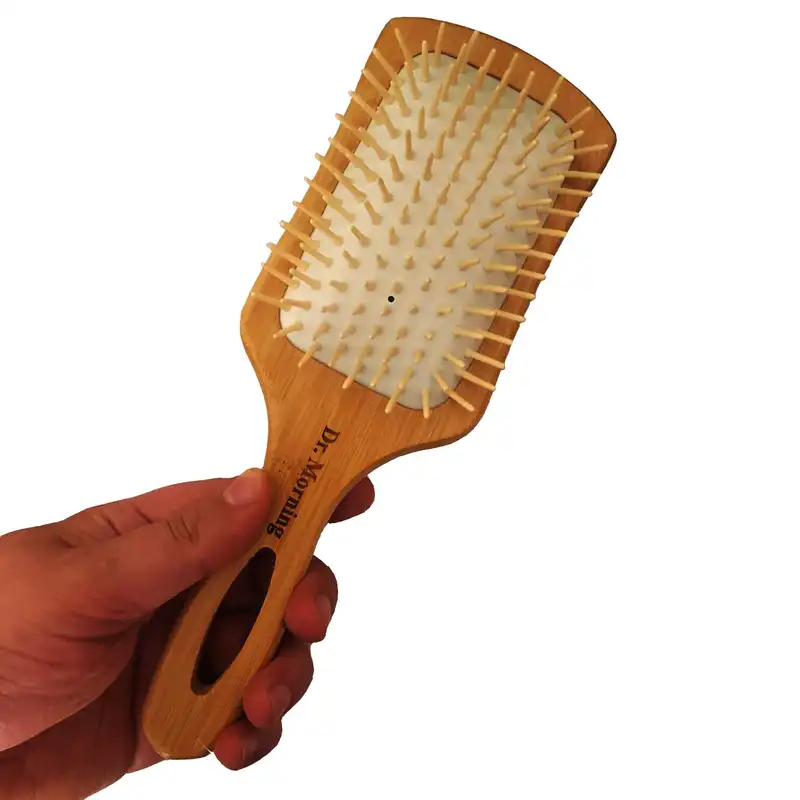 برس مو دکتر مورنینگ مدل چوبی به همراه شانه