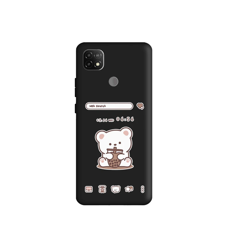 کاور طرح خرس اسموتی کد m2566 مناسب برای گوشی موبایل شیائومی Redmi 9C / Poco C31