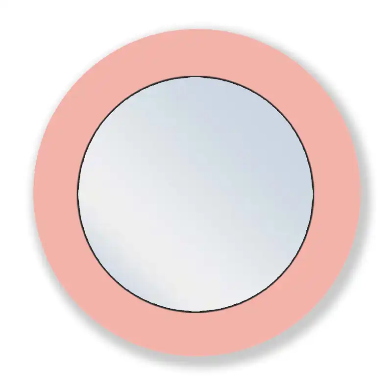 آینه جیبی مدل دختر تکشاخ کد m011