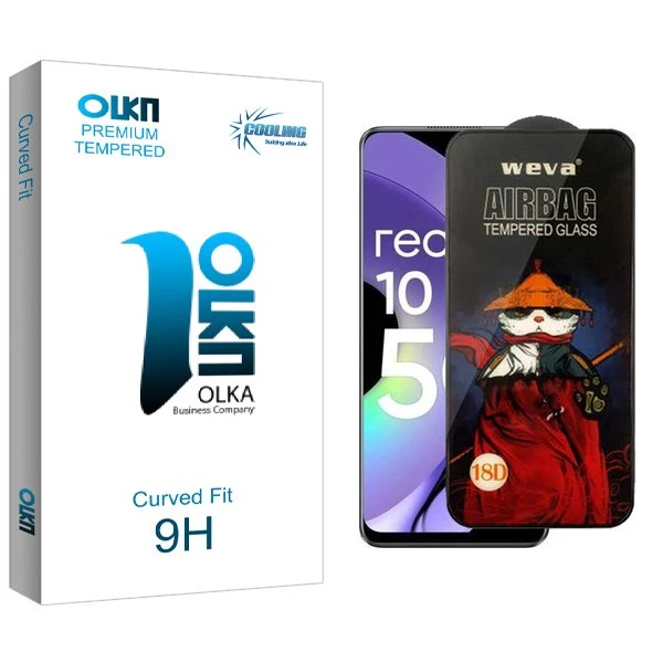 محافظ صفحه نمایش کولینگ مدل Olka Airbag مناسب برای گوشی موبایل ریلمی 10 Pro 5G