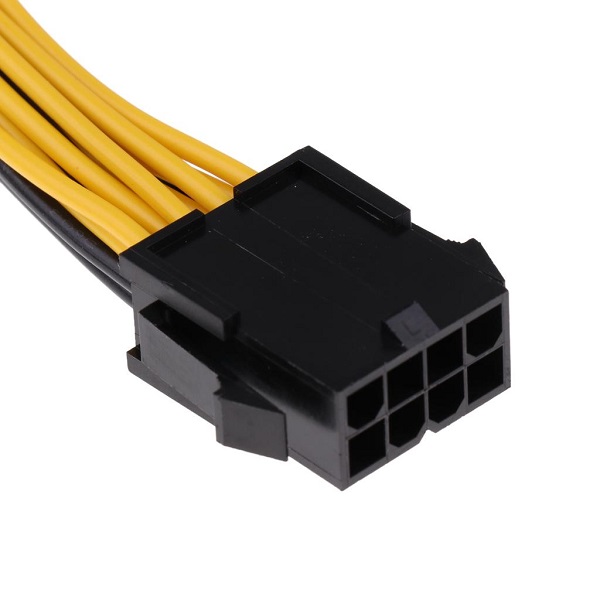 کابل تبدیل برق گرافیک 8 پین ماده به دو 8 پین نر مدل PCI816