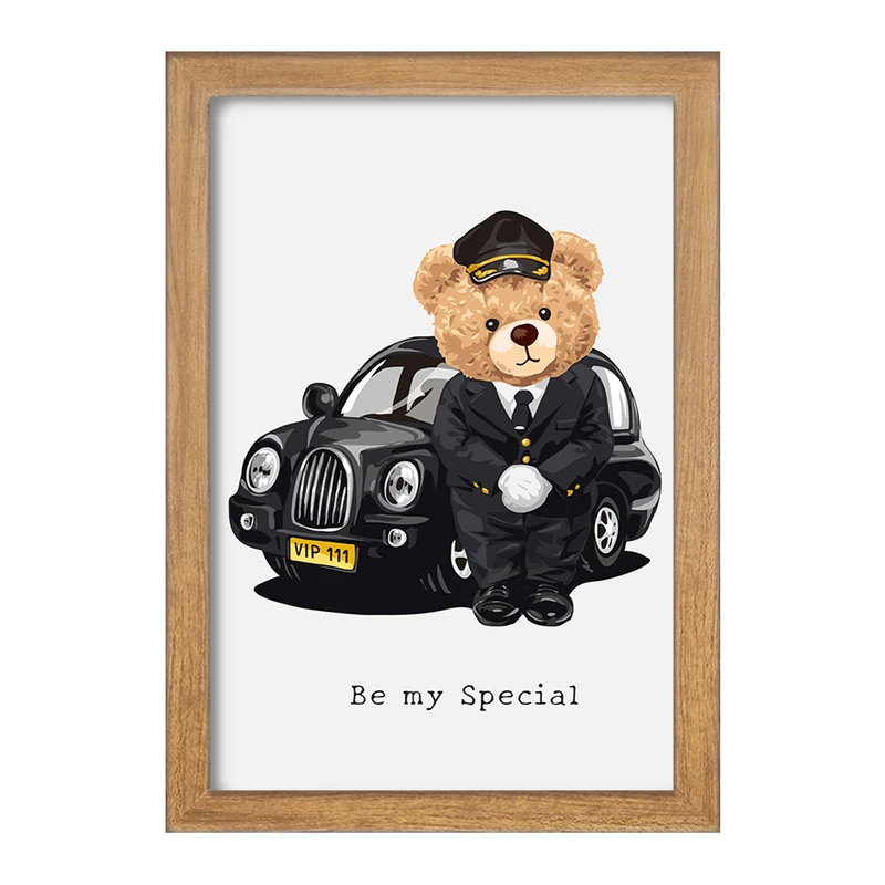 تابلو خندالو مدل تدی Teddy کد 26184