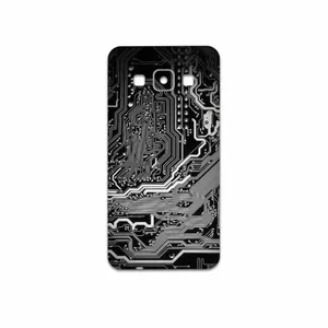 MAHOOT Black Printed Circuit Board Cover Sticker for Samsung Galaxy A3