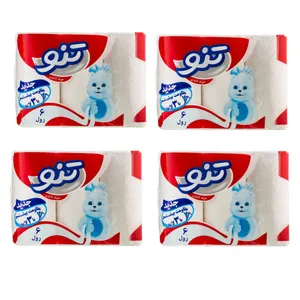 دستمال حوله ای تنو کد 6 بسته 4 عددی