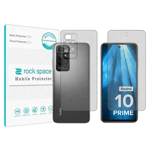Matte Rockspace HyMTT screen protector suitable for Xiaomi Redmi 10 Prime 2022 mobile phone with back protector