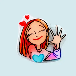 مگنت تزئینی مدل Girl کد 057