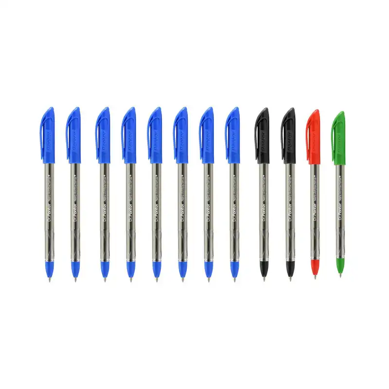 خودکار پنتر مدل فوق روان نانو آنتی باکتریال کد DP-105-07 بسته 12 عددی