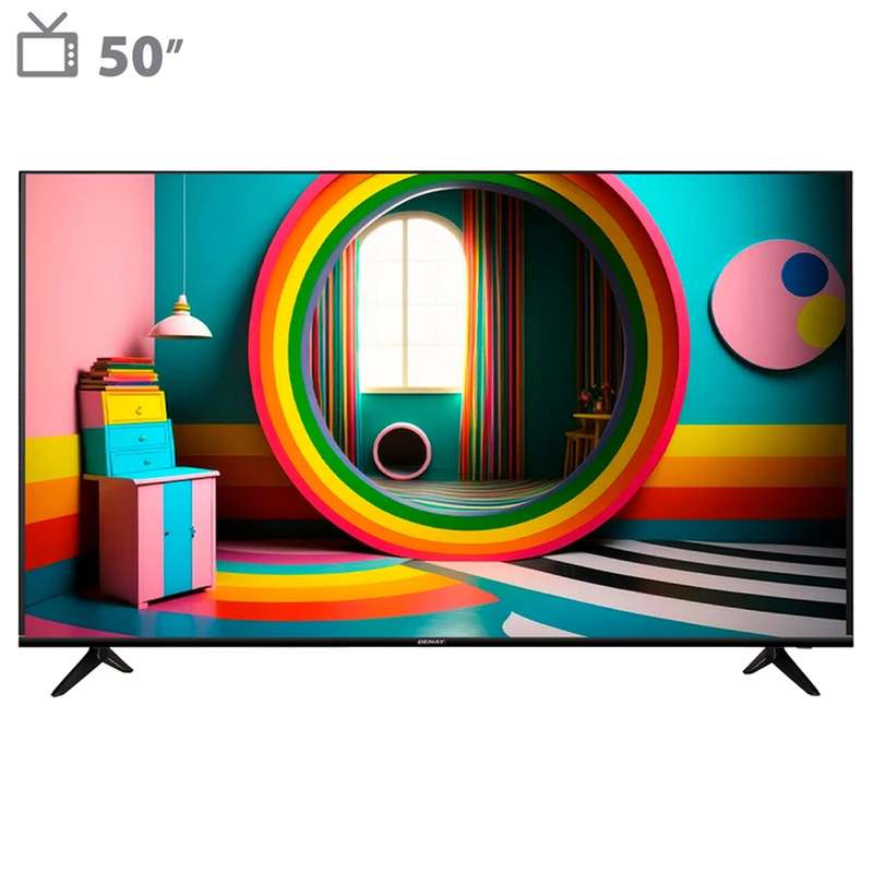 تلویزیون 50 اینچ کیو ال ای دی هوشمند دنای مدل MC - 50 A4Q2