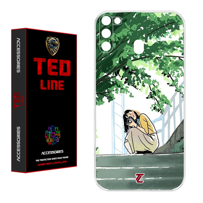 کاور تدلاین طرح دختر عکاس کد 1206 مناسب برای گوشی موبایل سامسونگ Galaxy A11