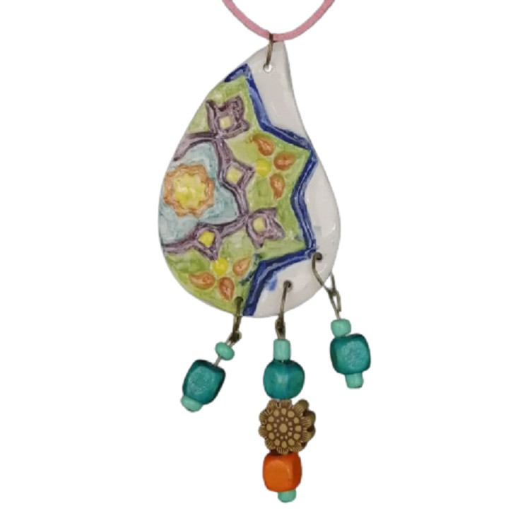 گردنبند دخترانه مدل بته جقه