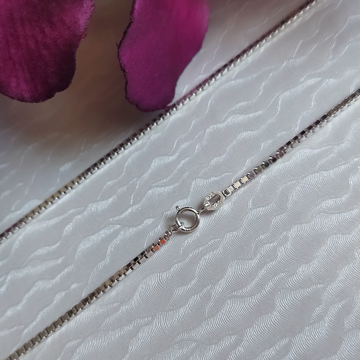 زنجیر نقره زنانه سلین کالا مدل ونیزی T60