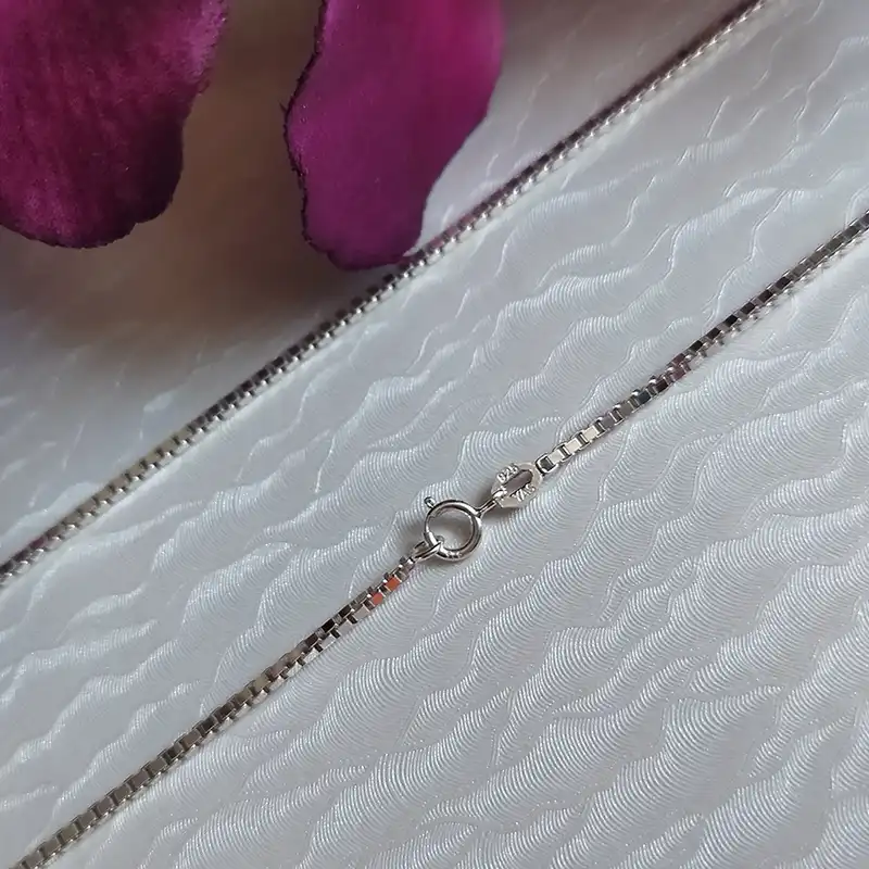 زنجیر نقره زنانه سلین کالا مدل ونیزی T70