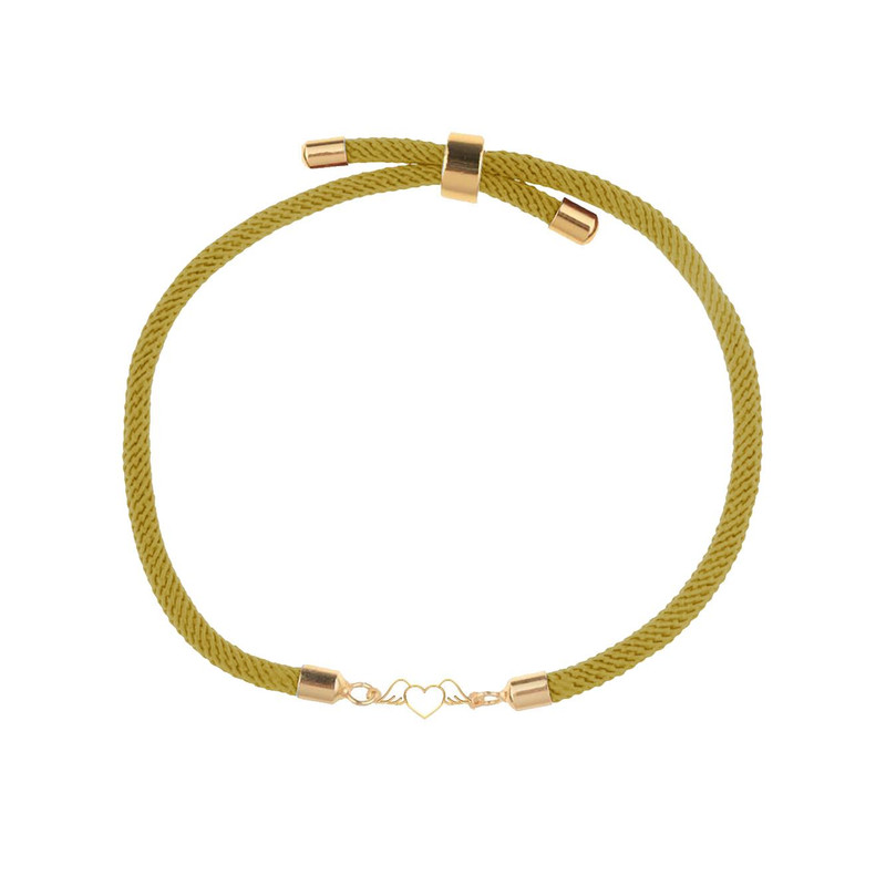 دستبند طلا 18 عیار زنانه مدوپد مدل قلب بال‌دار کد D14-10163