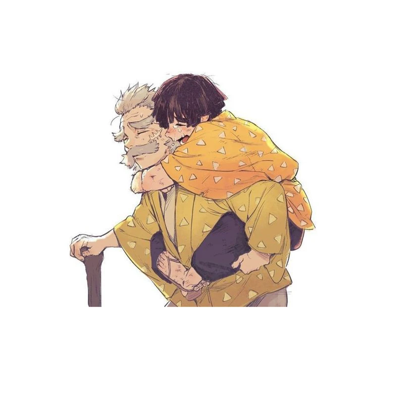 استیکر لپ تاپ و موبایل مدل انیمه طرح شیطان کش زنیتسو آگاتسوما demon slayer Zenitsu Agatsuma کد 762