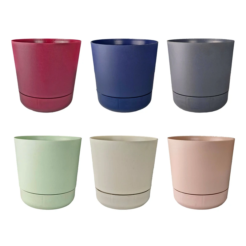 گلدان دانیال پلاستیک آذین مدل زمرد 1403 بسته 6 عددی