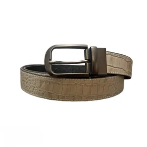 کمربند مردانه مدل چرم طبیعی دورو