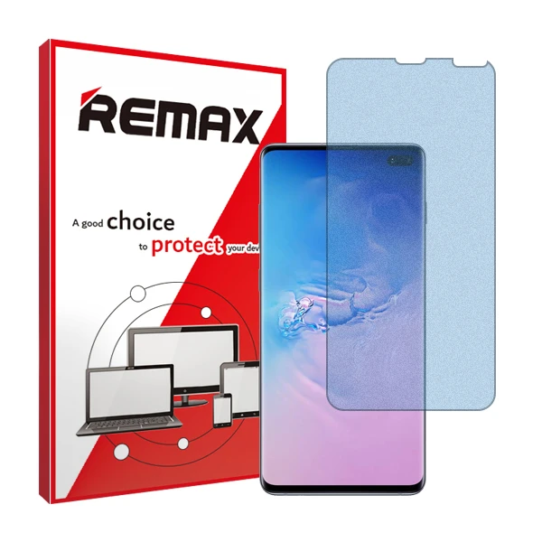 محافظ صفحه نمایش مات آنتی بلو ریمکس مدل HyMBLU مناسب برای گوشی موبایل سامسونگ + Galaxy S10 