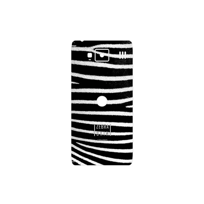 برچسب پوششی ماهوت مدل Zebra Skin مناسب برای گوشی موبایل موتورولا Droid Razr HD