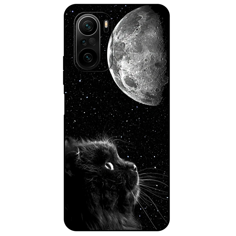 کاور مگافون طرح گربه مدل 1882 مناسب برای گوشی موبایل شیائومی Poco F3 / Redmi K40 / K40 Pro