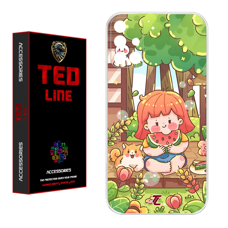 کاور تدلاین طرح دختر هندونه ای کد 1180 مناسب برای گوشی موبایل سامسونگ Galaxy A71