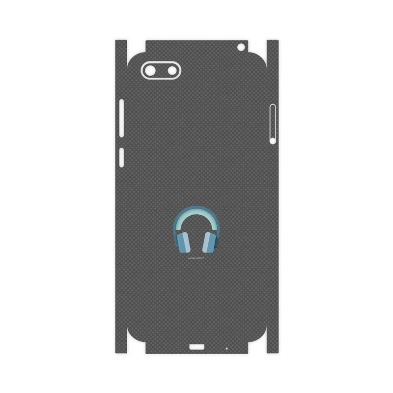 برچسب پوششی ماهوت مدل Minimal Headphone Icon-FullSkin مناسب برای گوشی موبایل هوآوی Y5 Prime 2018