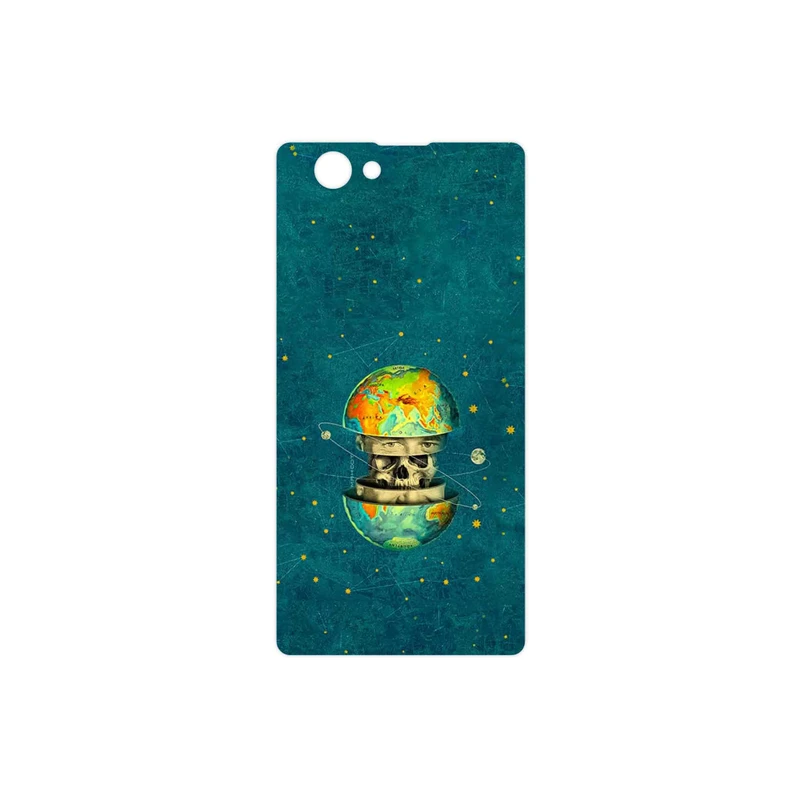 برچسب پوششی ماهوت مدل Collage of Earth Face مناسب برای گوشی موبایل سونی Xperia Z1 Compact