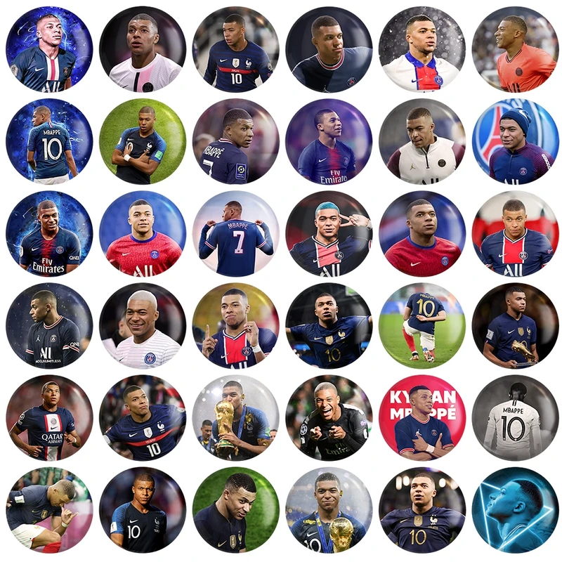 پیکسل خندالو طرح کیلیان امباپه (Kylian Mbappe) کد 153 مدل بزرگ مجموعه 36 عددی
