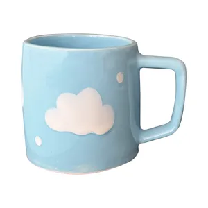 ماگ سرامیکی مدل ابر و خال