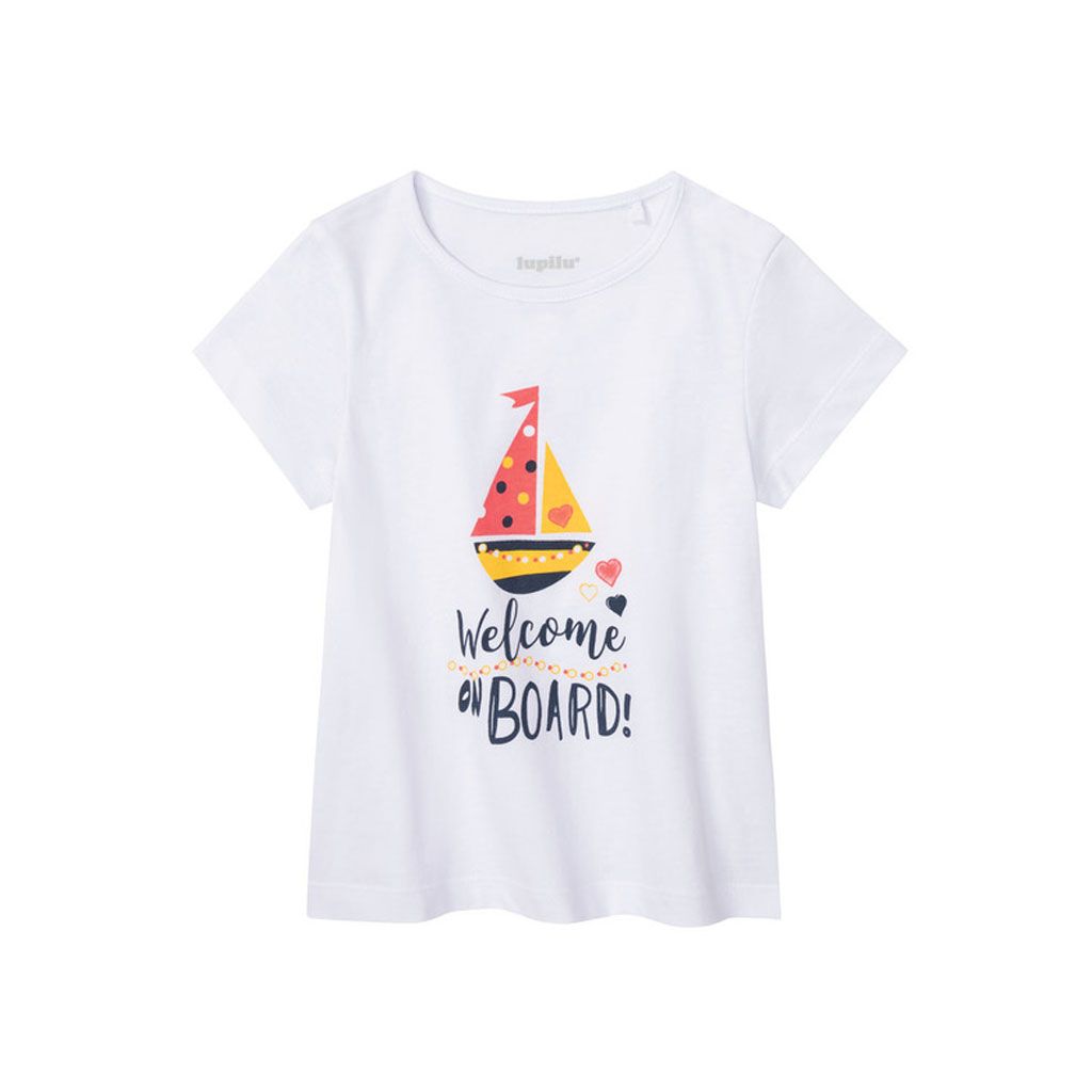 تی شرت آستین کوتاه دخترانه لوپیلو مدل قایقSMB236 -  - 1