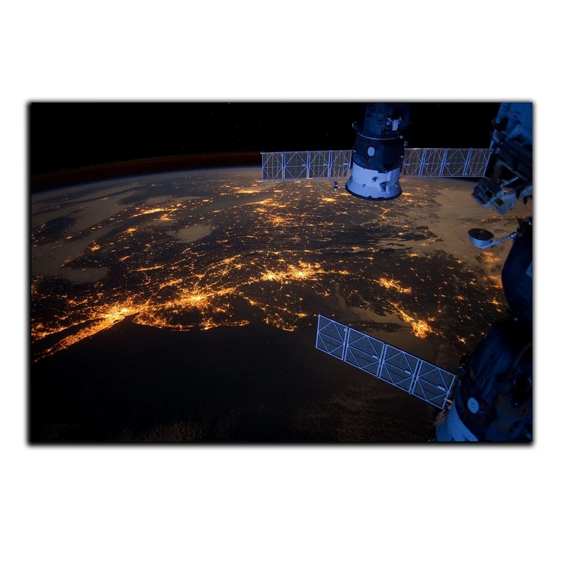 تابلو شاسی بکلیت طرح زمین و ایستگاه فضایی مدل SH-S4496