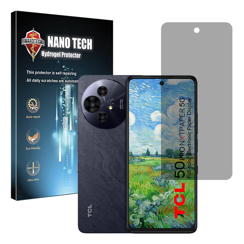 محافظ صفحه نمایش حریم شخصی نانو تک  مدل Tough مناسب برای گوشی موبایل تی سی ال  50 NxtPaper 5G