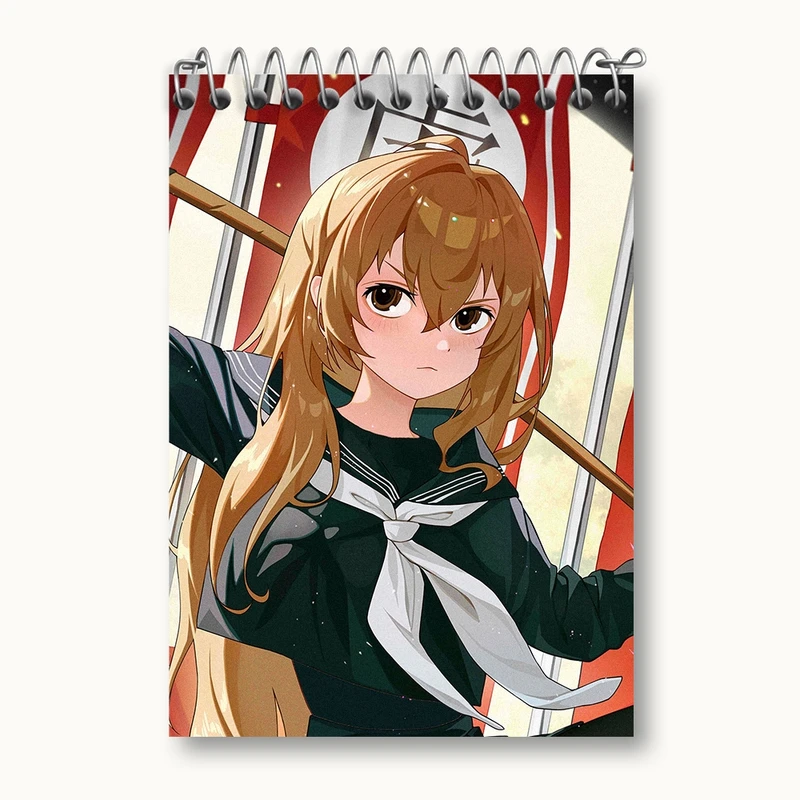 دفتر یادداشت 50 برگ خندالو مدل تایگا انیمه تورادور کد 32507