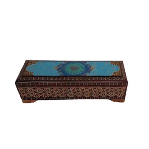 قلمدان خاتم کاری مدل اسلیمی کد 105