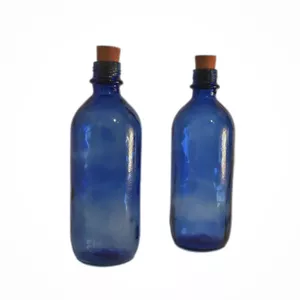 بطری شیشه ای مدل آب خورشیدی شفا بسته 2 عددی