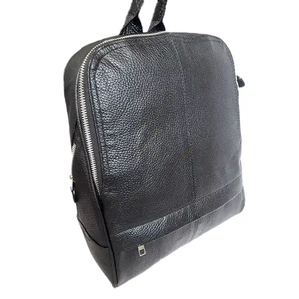 کوله پشتی زنانه مدل اسپاکو چرم طبیعی کد 01