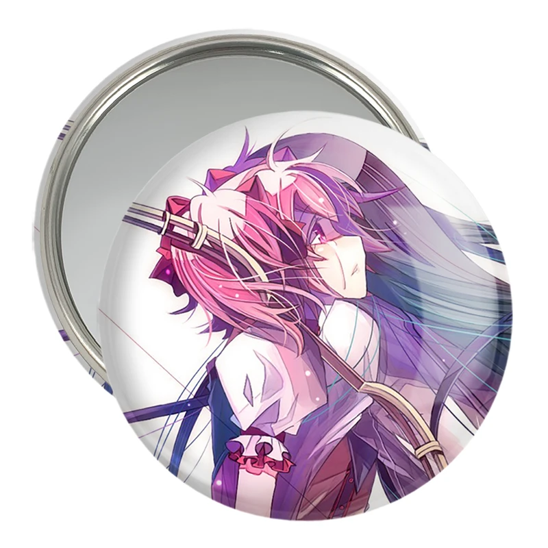 آینه جیبی خندالو مدل همورا و مدوکا انیمه مادوکا مجیکا Madoka Magica  کد 18371
