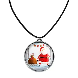 گردنبند خندالو مدل کریسمس Christmas کد 2214522149
