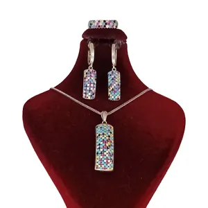 نیم ست نقره زنانه سلین کالا مدل ce-sua1