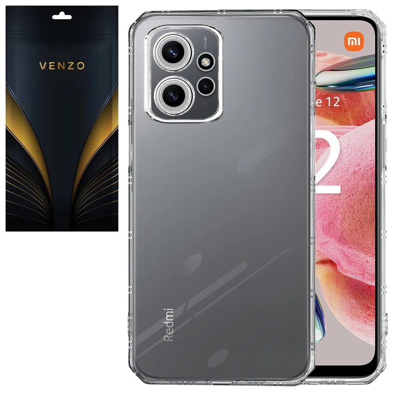 کاور ونزو مدل Crystal مناسب برای گوشی موبایل شیائومی Redmi Note 12 4G