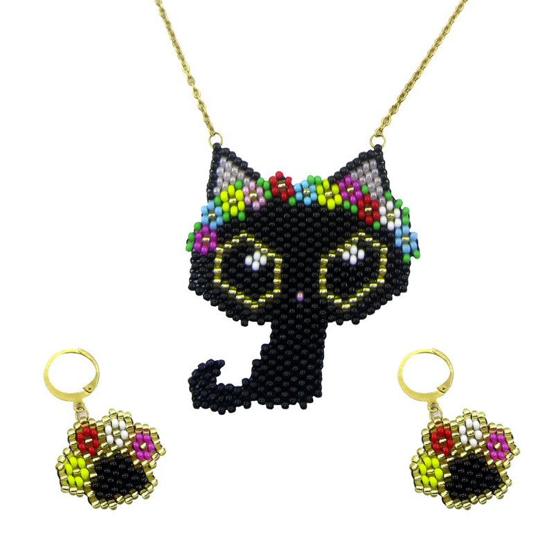 نیم ست دخترانه طرح گربه و پنجه کد A200-593 نیم ست دخترانه طرح گربه و پنجه کد A200-593