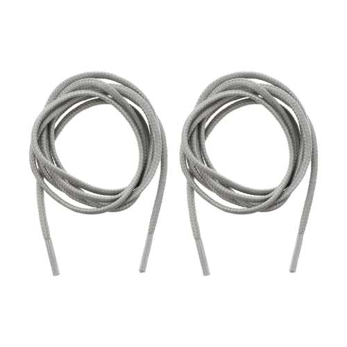 بند کفش مدل 100 رنگ طوسی بسته 2 عددی