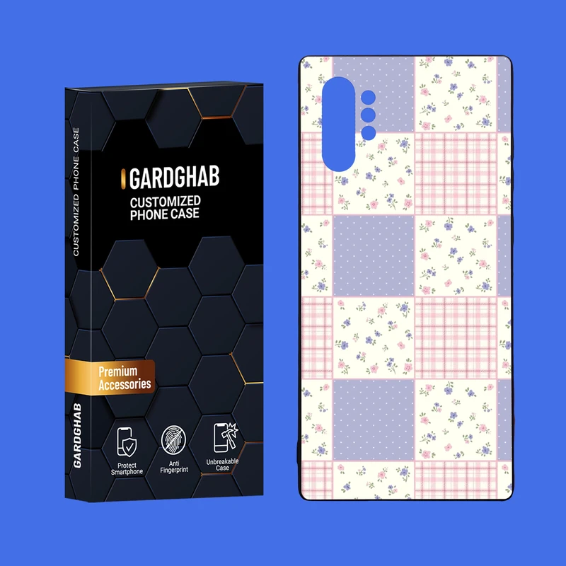 کاور گارد قاب مدل دورژله ای پشت گلس دخترانه مناسب برای گوشی موبایل سامسونگ Galaxy Note 10 Plus