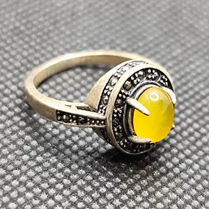 انگشتر نقره زنانه مدل شرف الشمس کد 594