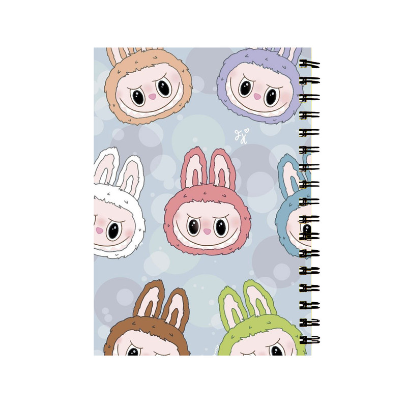 دفتر مشق 50 برگ طرح عروسک فانتزی لوبوبو کد 088