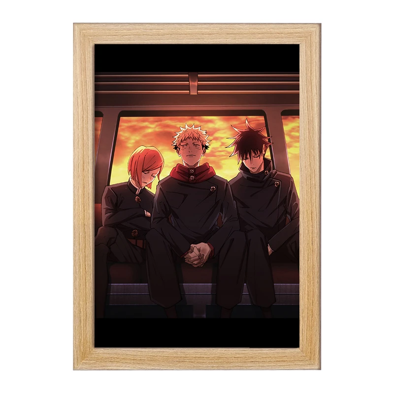 تابلو خندالو مدل مگومی و ایتادوری و نوبارا انیمه جوجوتسو کایزن  کد 11077