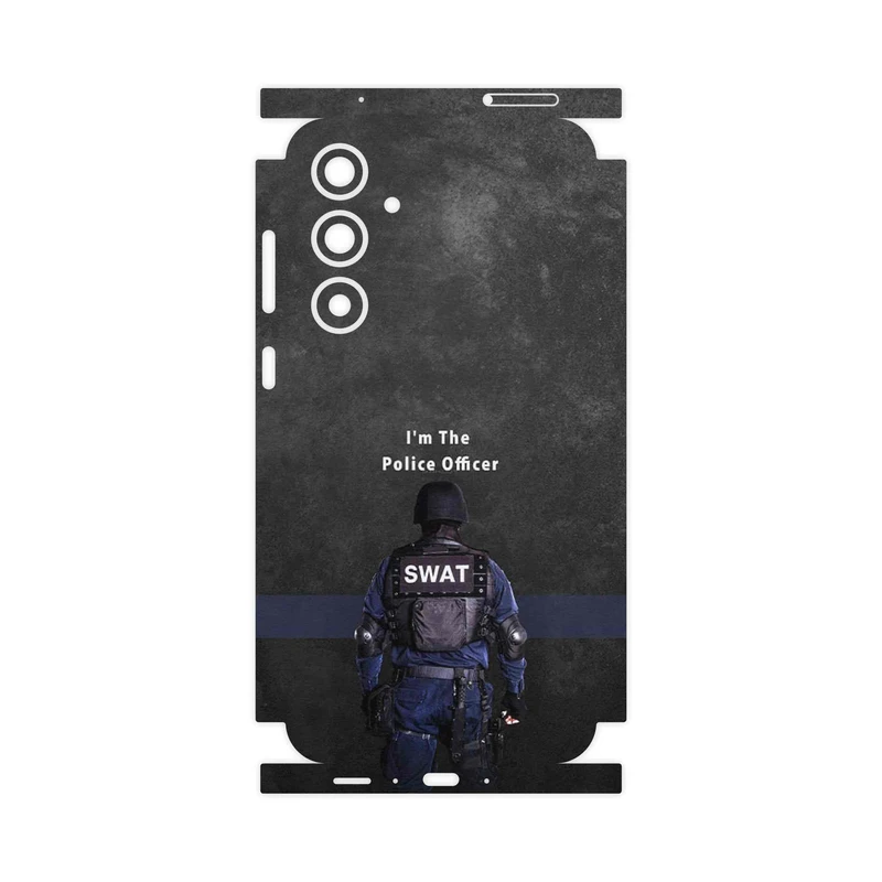 برچسب پوششی ماهوت مدل Police Officer-FullSkin مناسب برای گوشی موبایل سامسونگ Galaxy A35