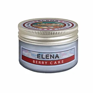 شمع لیوانی معطر النا مدل هارمونی با رایحه کیک تمشک زمان اتمام 20 ساعت