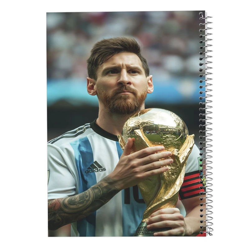 دفتر مشق 100 برگ مدوپد مدل مسی messi کد DF14045